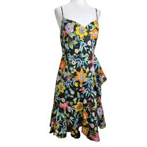 J. Crew made with Liberty fabrics floral midi dress